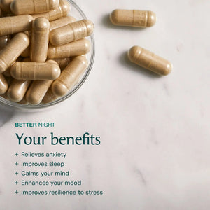 Better Night Anxiety Mood Sleep benefits
