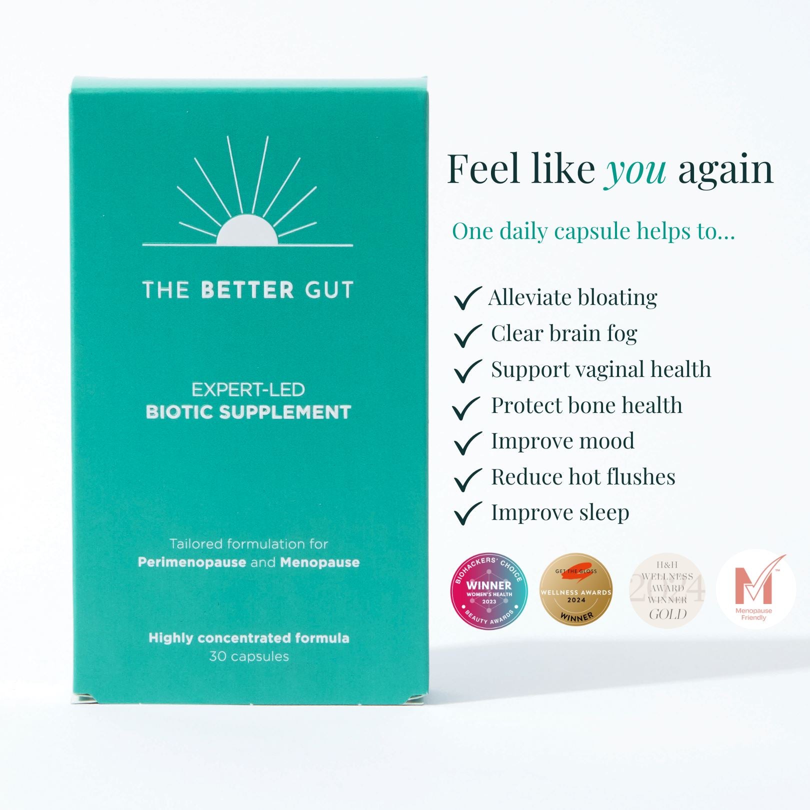 The Better Gut Probiotic for (Peri)menopause TheBetterGut 